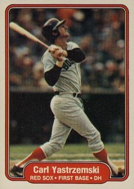 1982 Fleer #312 Carl Yastrzemski Baseball Card