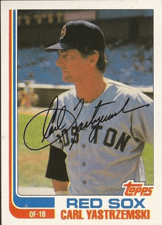 1982 Topps #650 Carl Yastrzemski Baseball Card 1982 Topps #650 Carl Yastrzemski Baseball Card