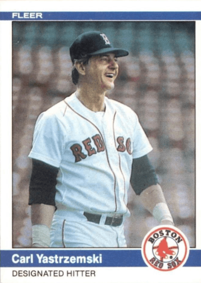 1984 Fleer #412 Carl Yastrzemski Baseball Card