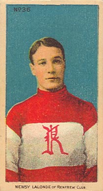 1910 C56 Imperial Tobacco #15 Newsy Lalonde Rookie Card 1910 C56 Imperial Tobacco #15 Newsy Lalonde Rookie Card