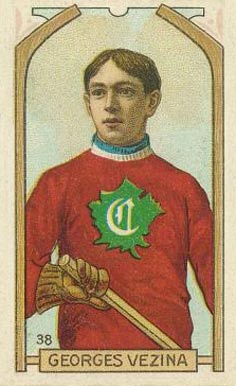 1911 C55 Imperial Tobacco #38 Georges Vezina Rookie Card 1911 C55 Imperial Tobacco #38 Georges Vezina Rookie Card
