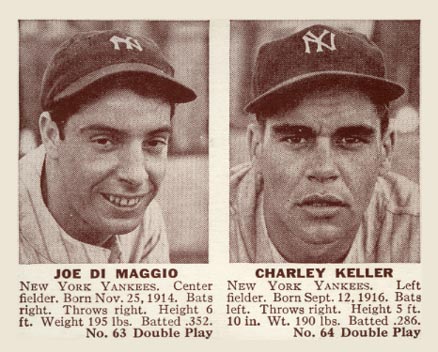 1941 Double Play Joe DiMaggio Baseball Card 1941 Double Play Joe DiMaggio Baseball Card
