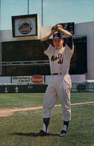 1967 Mets Team Issue Postcard Tom Seaver