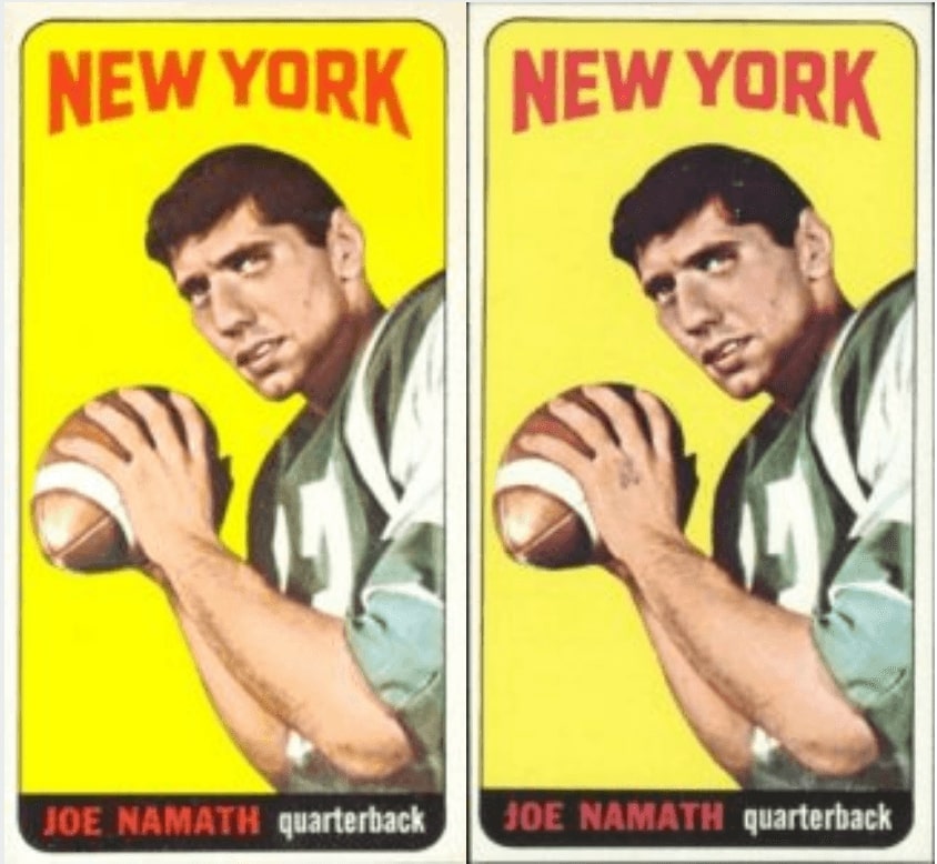 1965 Topps #122 Joe Namath Rookie Card