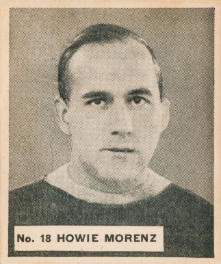 1937 V356 World Wide Gum #18 Howie Morenz Hockey Card 1937 V356 World Wide Gum #18 Howie Morenz Hockey Card