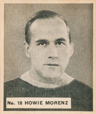 1937 V356 World Wide Gum #18 Howie Morenz Hockey Card