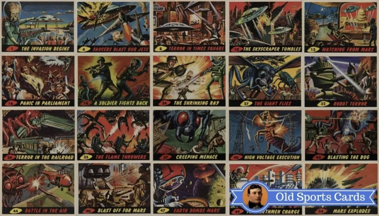 1962 Mars Attacks Cards