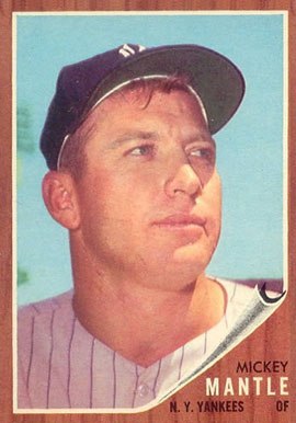 1962 Topps #200 Mickey Mantle Baseball Card
