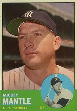 1963 Topps #200 Mickey Mantle Baseball Card