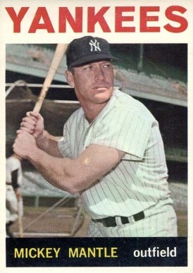 1964 Topps #50 Mickey Mantle Baseball Card