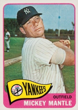 1965 Topps #350 Mickey Mantle Baseball Card