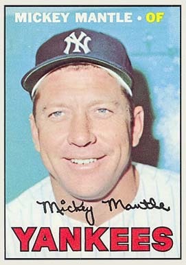 1967 Topps #150 Mickey Mantle Baseball Card