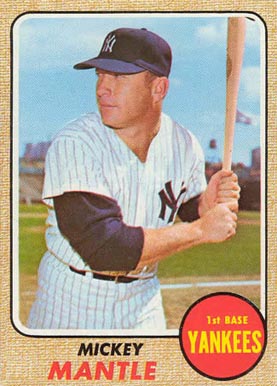 1968 Topps #280 Mickey Mantle Baseball Card