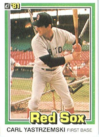 1981 Donruss #214 Carl Yastrzemski Baseball Card