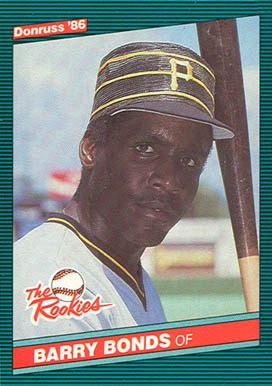 1986 Donruss Rookies #11 Barry Bonds Rookie Card 1986 Donruss Rookies #11 Barry Bonds Rookie Card