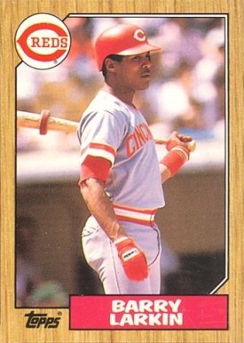 1987 Topps Tiffany #648 Barry Larkin Baseball Card 1987 Topps Tiffany #648 Barry Larkin Baseball Card