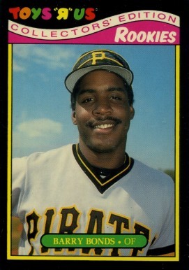 1987 Toys R Us Rookies #4 Barry Bonds Baseball Card 1987 Toys R Us Rookies #4 Barry Bonds Baseball Card