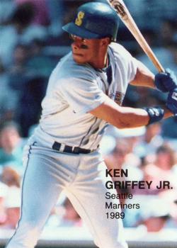 1989 Action Superstars Display Cards #5 Ken Griffey Jr. Baseball Card 1989 Action Superstars Display Cards #5 Ken Griffey Jr. Baseball Card
