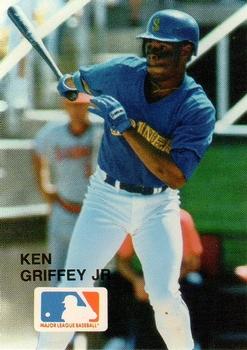 1989 Action Superstars MLB Logo Test No Number Ken Griffey Jr. Baseball Card