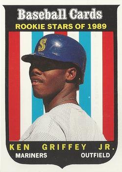 1989 Baseball Card Magazine '59 Topps Replicas #63 Ken Griffey Jr. Baseball Card 1989 Baseball Card Magazine '59 Topps Replicas #63 Ken Griffey Jr. Baseball Card