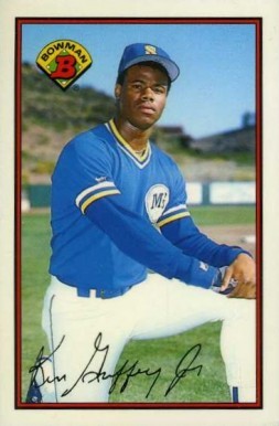 1989 Bowman Tiffany #220 Ken Griffey Jr. Baseball Card 1989 Bowman Tiffany #220 Ken Griffey Jr. Baseball Card