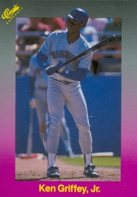 1989 Classic Travel Purple #193 Ken Griffey Jr. Baseball Card 1989 Classic Travel Purple #193 Ken Griffey Jr. Baseball Card