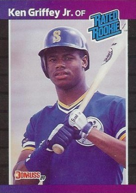 1989 fleer ken Griffey jr PSA baseball card