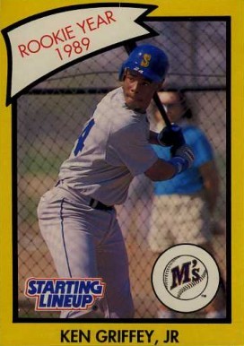 1989 Kenner Starting Lineup Ken Griffey Jr. Baseball Card
