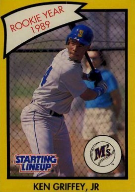 1989 Kenner Starting Lineup Ken Griffey Jr. Baseball Card 1989 Kenner Starting Lineup Ken Griffey Jr. Baseball Card