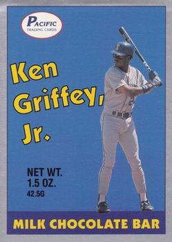 1989 Pacific Candy Bar Blue Background Ken Griffey Jr. Baseball card