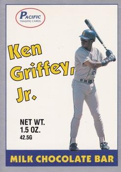 1989 Pacific Candy Bar White Background Ken Griffey Jr. Baseball card 1989 Pacific Candy Bar White Background Ken Griffey Jr. Baseball card