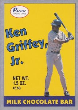 1989 Pacific Candy Bar Yellow Background Ken Griffey Jr. Baseball card