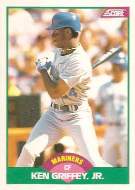 1989 Score Rookies Traded 100T Ken Griffey Jr. Baseball Card