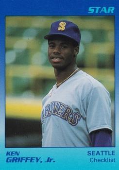 1989 Star Blue:Blue White Back #1 Ken Griffey Jr. Baseball Card