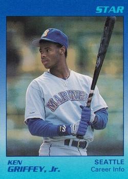 1989 Star Blue:Blue White Back #3 Ken Griffey Jr. Baseball Card 1989 Star Blue:Blue White Back #3 Ken Griffey Jr. Baseball Card