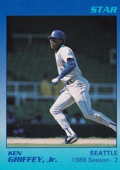 1989 Star Blue:Blue White Back #5 Ken Griffey Jr. Baseball Card