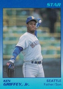 1989 Star Blue:Blue White Back #7 Ken Griffey Jr. Baseball Card