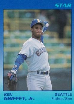 1989 Star Blue:Blue White Back #7 Ken Griffey Jr. Baseball Card 1989 Star Blue:Blue White Back #7 Ken Griffey Jr. Baseball Card