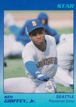 1989 Star Blue:Blue White Back #8 Ken Griffey Jr. Baseball Card 1989 Star Blue:Blue White Back #8 Ken Griffey Jr. Baseball Card