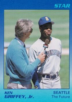 1989 Star Blue:Blue White Back #9 Ken Griffey Jr. Baseball Card