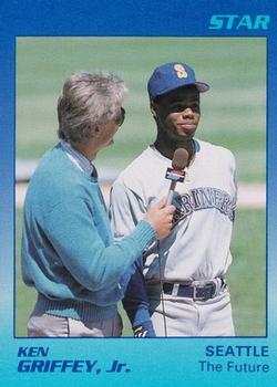 1989 Star Blue:Blue White Back #9 Ken Griffey Jr. Baseball Card 1989 Star Blue:Blue White Back #9 Ken Griffey Jr. Baseball Card