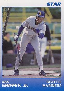 1989 Star Ken Griffey Jr. Blue:White Yellow Back #10 Ken Griffey Jr. Baseball Card