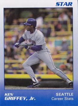 1989 Star Ken Griffey Jr. Blue:White Yellow Back #2 Ken Griffey Jr. Baseball Card