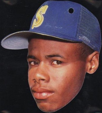 1989 Topps Heads Up #5 Ken Griffey Jr. Baseball Card