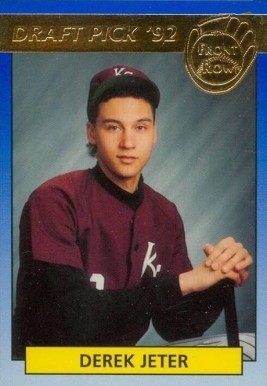 1992 Front Row Gold #55 Derek Jeter Baseball Card