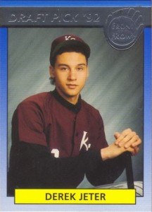 1992 Front Row Silver #55 Derek Jeter Baseball Card