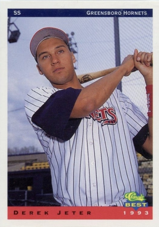 1993 Classic Best #1 Derek Jeter Greensboro Hornets Baseball Card