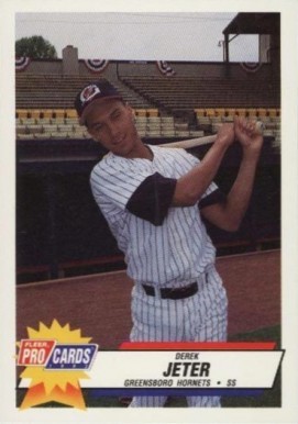 1993 Fleer Pro Cards South Atlantic League All-Star #21 Derek Jeter Baseball Card 1993 Fleer Pro Cards South Atlantic League All-Star #21 Derek Jeter Baseball Card