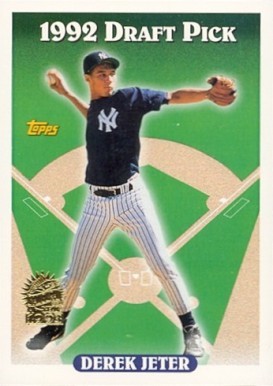 1993 Topps Florida Marlins Inaugural Year #98 Derek Jeter Baseball Card