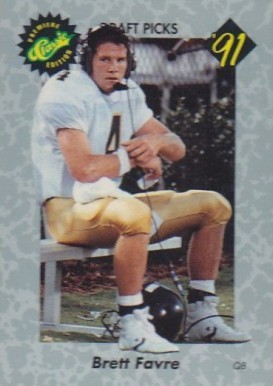 1991 Classic #30 Brett Favre Football Card